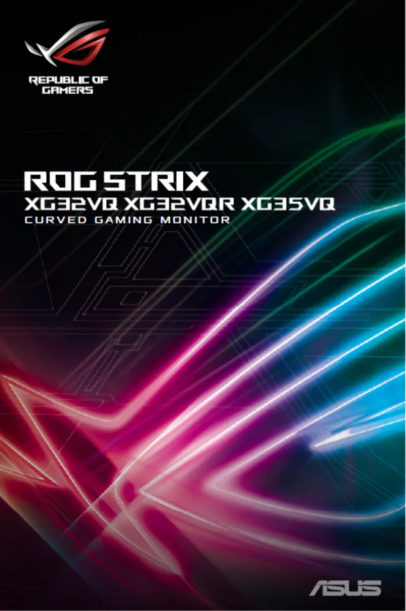 Page 1 de la notice Manuel utilisateur Asus ROG Strix XG32VQ