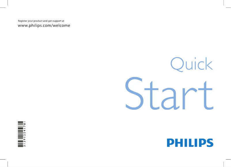 Página 1 del manual Guía de inicio rápido Philips 40PFL5605D