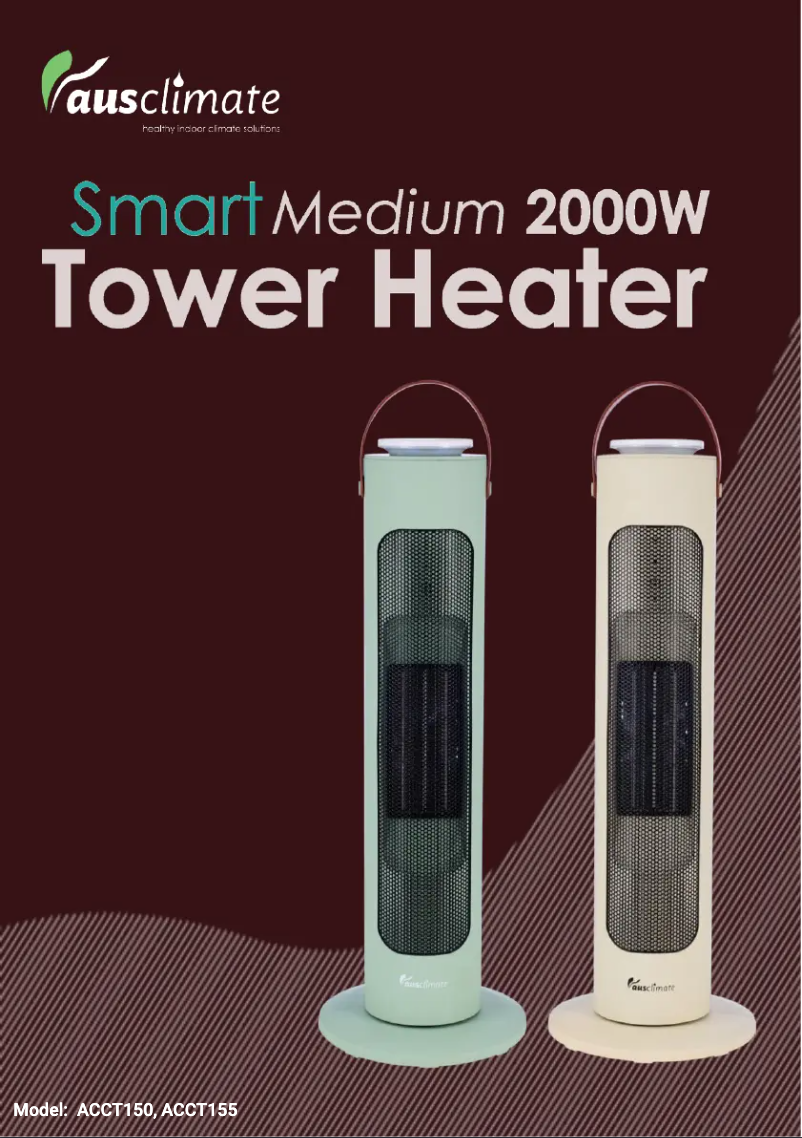 Page 1 de la notice Manuel utilisateur Ausclimate ACCT150