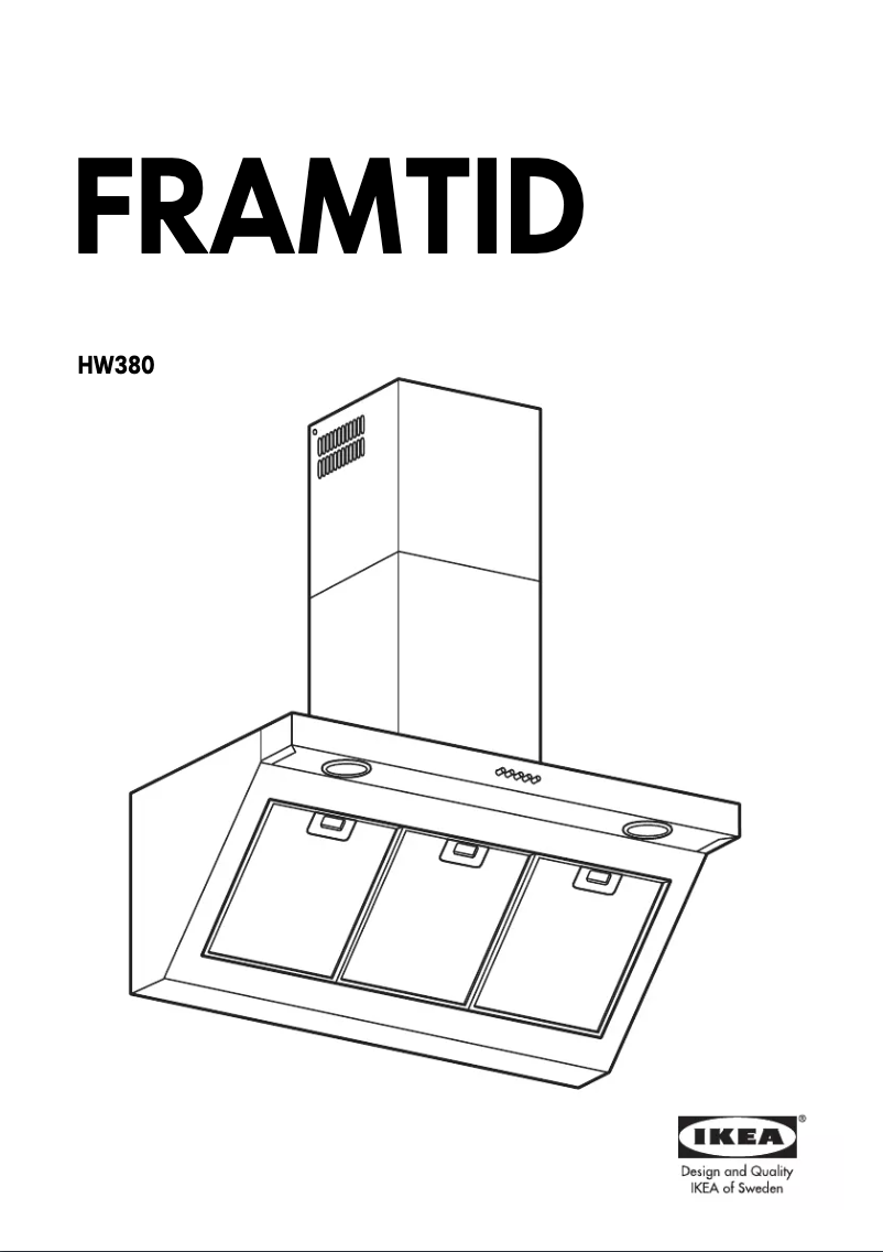 Page 1 de la notice Manuel utilisateur Ikea FRAMTID HW380