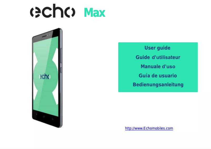 Página 1 del manual Manual de usuario Echo Max