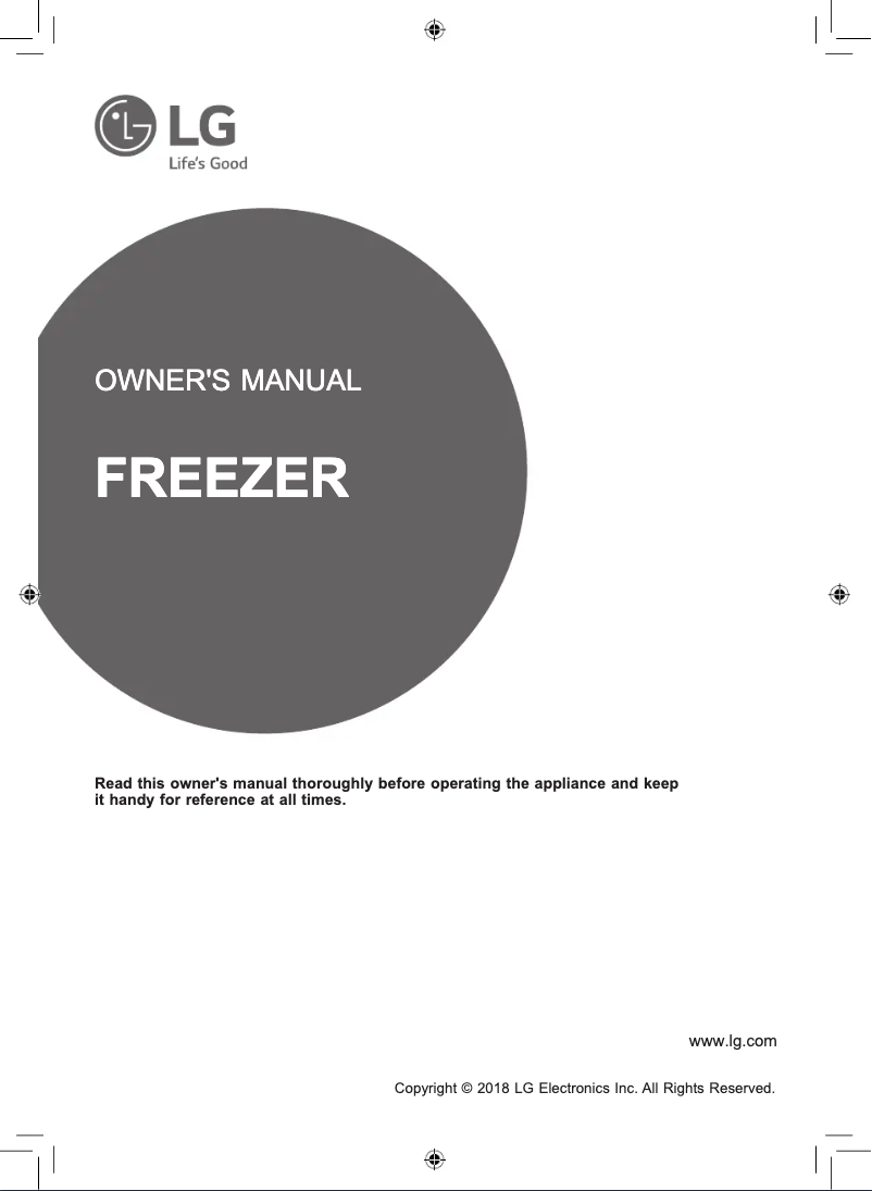 Page 1 de la notice Manuel utilisateur LG GC-B404EMRV