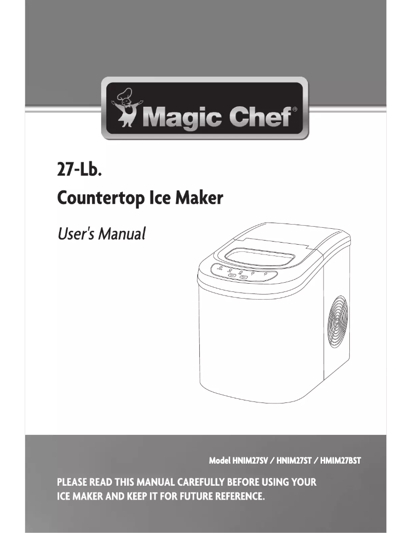 Página 1 del manual Manual de usuario Magic Chef HNIM27SV