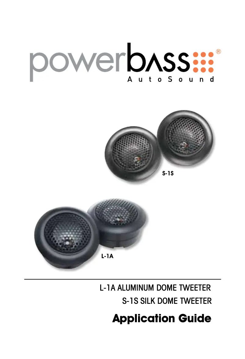 Página 1 del manual Manual de usuario PowerBass L-1A