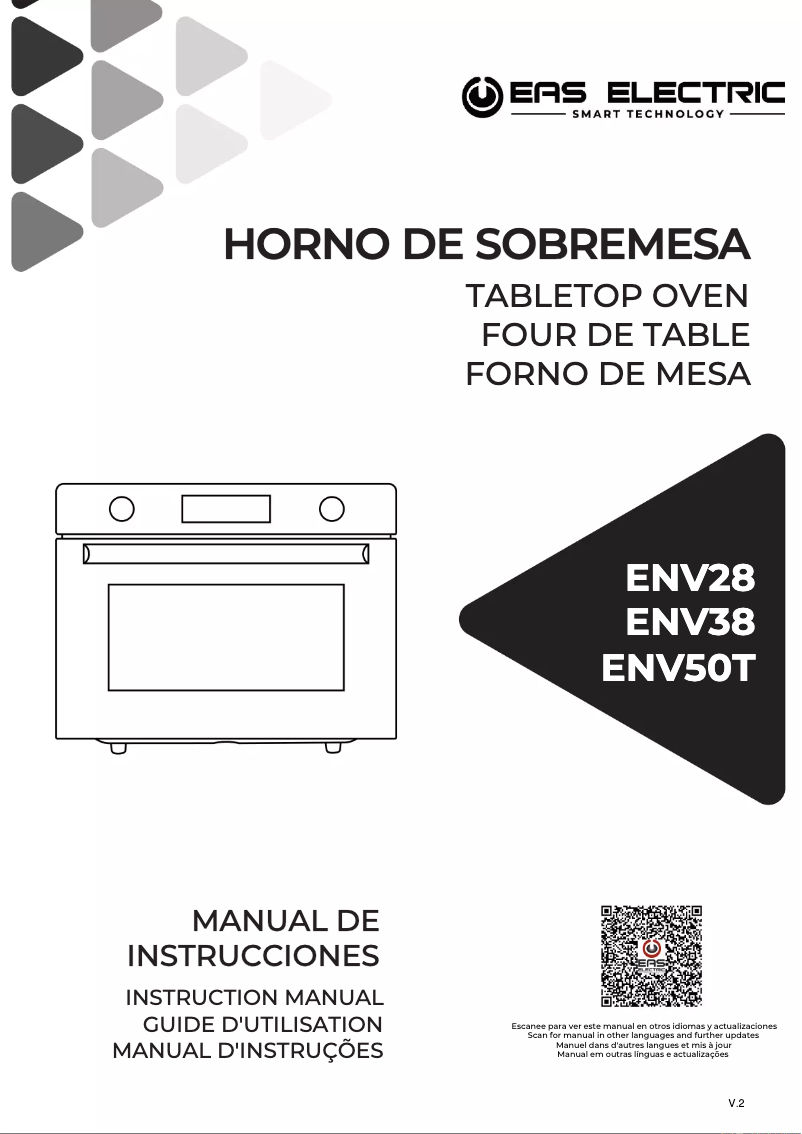 Page 1 de la notice Manuel utilisateur EAS Electric ENV28