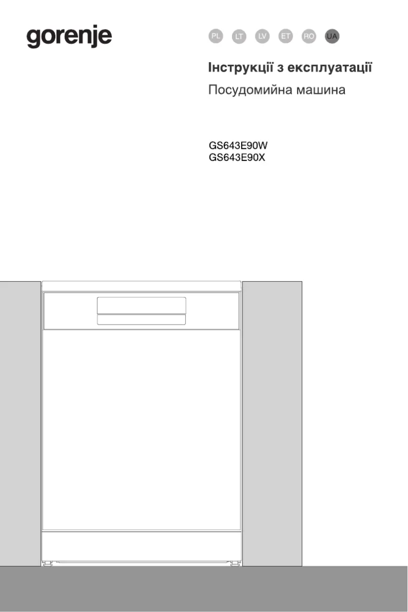 Página 1 del manual Manual de usuario Gorenje GS643E90W