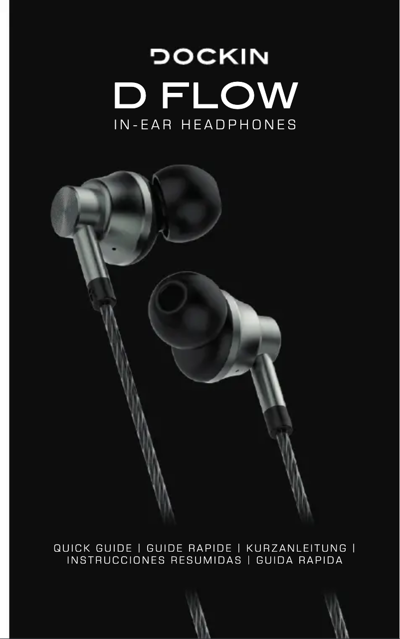 Page 1 de la notice Manuel utilisateur DOCKIN D Flow