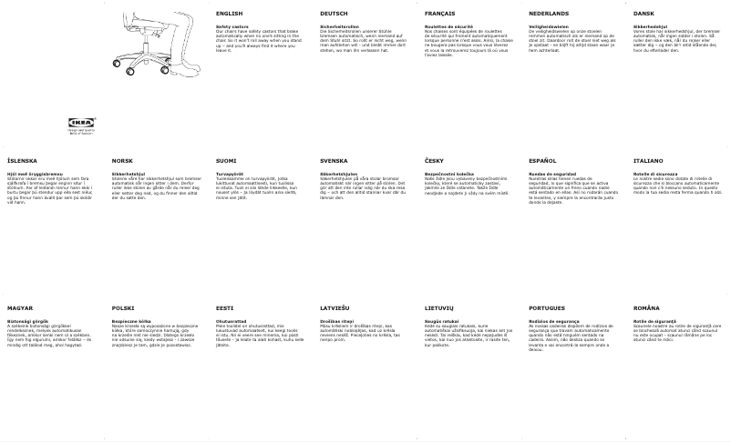 Page 1 de la notice Mode d'emploi Ikea ELDBERGET