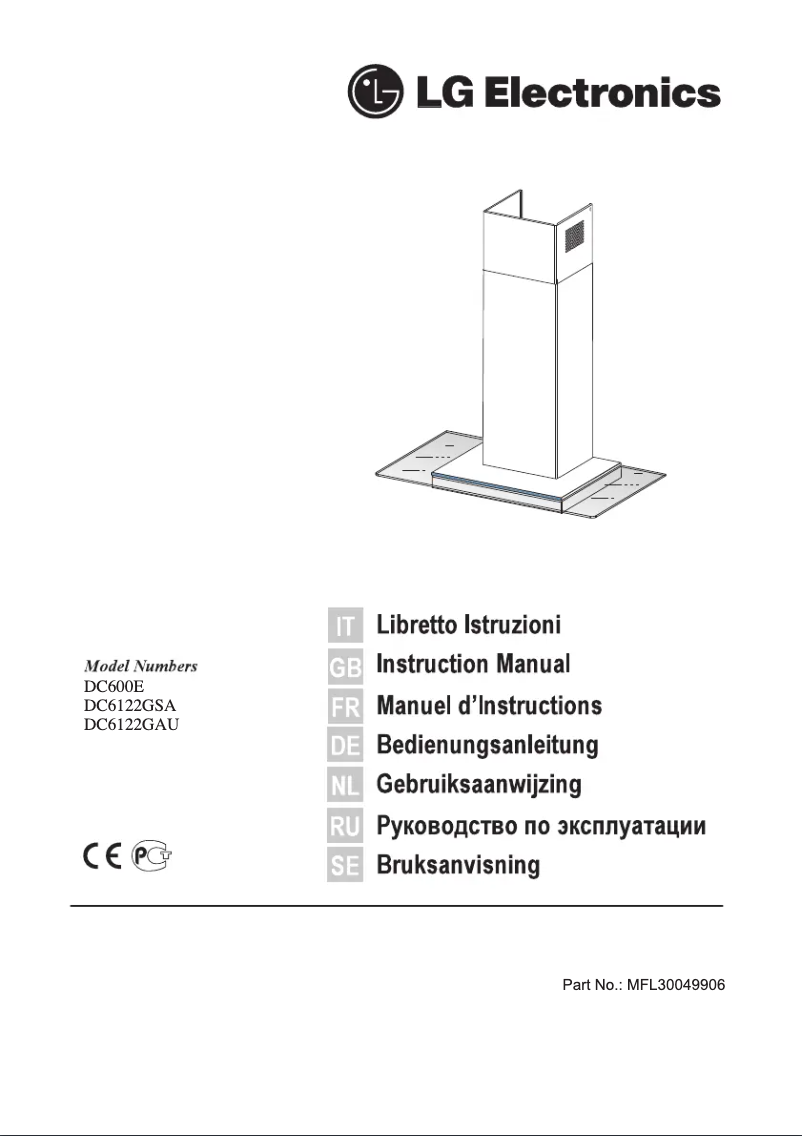 Page 1 de la notice Manuel utilisateur LG DC600E