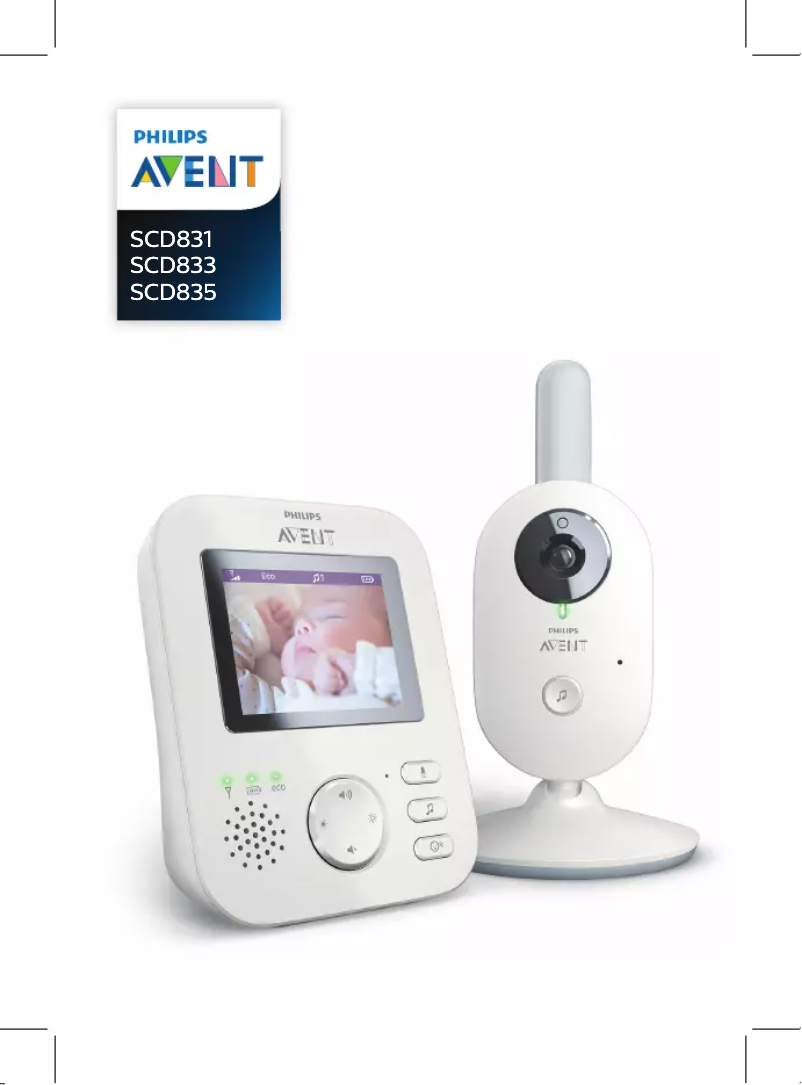 Page n°1 - Guide de démarrage rapide Philips Avent SCD833