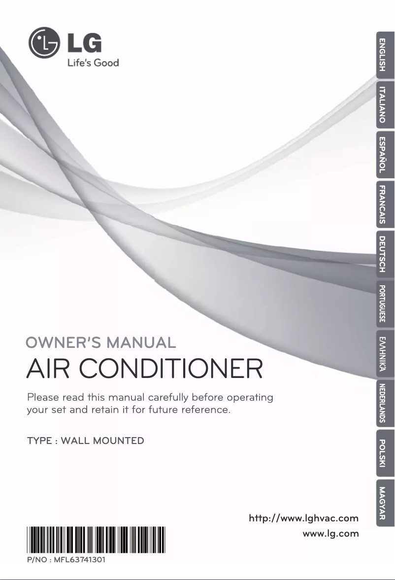 Page 1 de la notice Manuel utilisateur LG CS18AQ