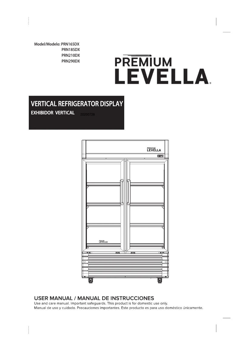 Page 1 de la notice Guide d'installation Premium Levella PRN290DX