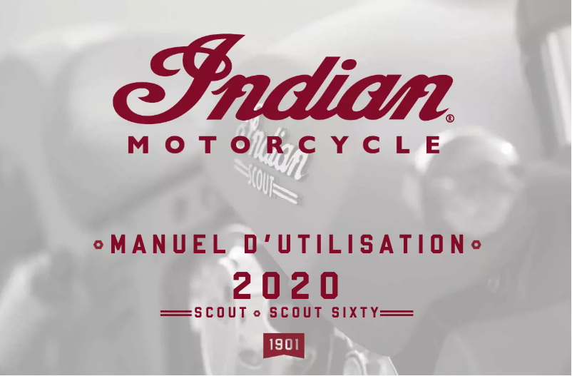 Página 1 del manual Manual de usuario Indian Scout (2020)