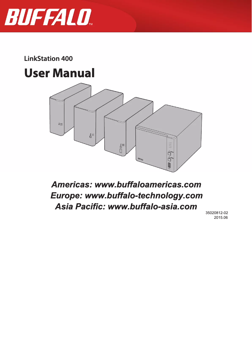 Página 1 del manual Manual de usuario Buffalo LinkStation 421e