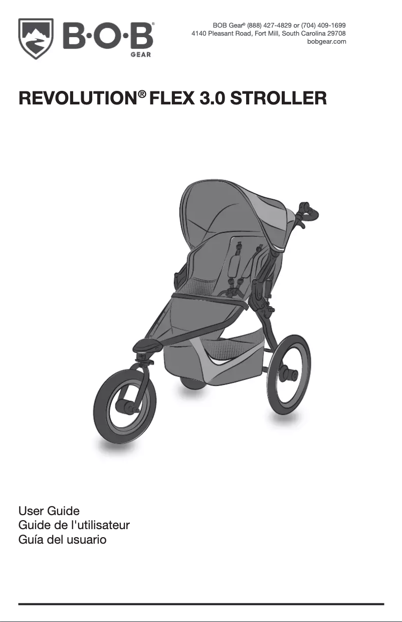 Página 1 del manual Manual de usuario BOB Gear Revolution Flex 3.0