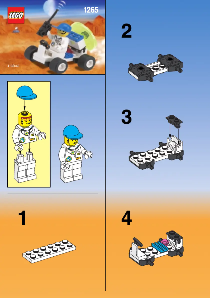 Página 1 del manual Manual de usuario Lego MOON BUGGY (OLD 1180)