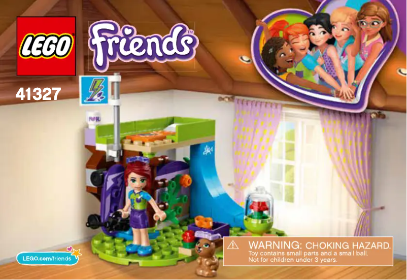 Page 1 de la notice Consignes visuelles Lego Friends 41327