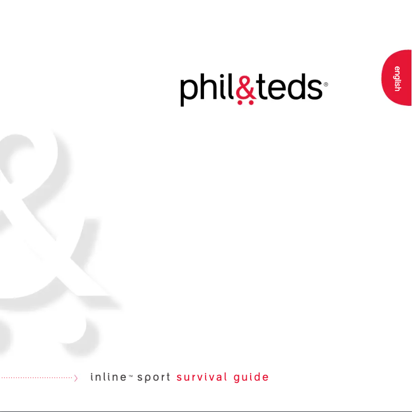 Page 1 de la notice Manuel utilisateur Phil & Teds sport v2