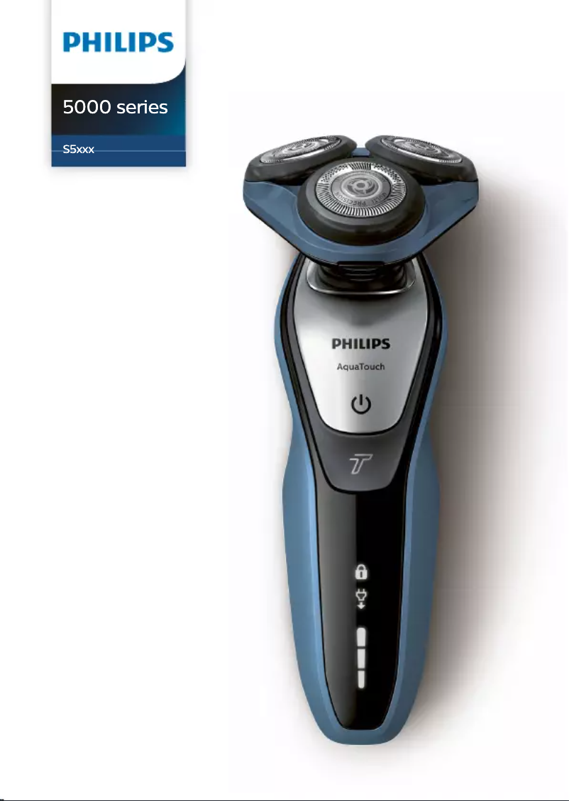 Page 1 of the manual User Manual Philips 5000 series S5651