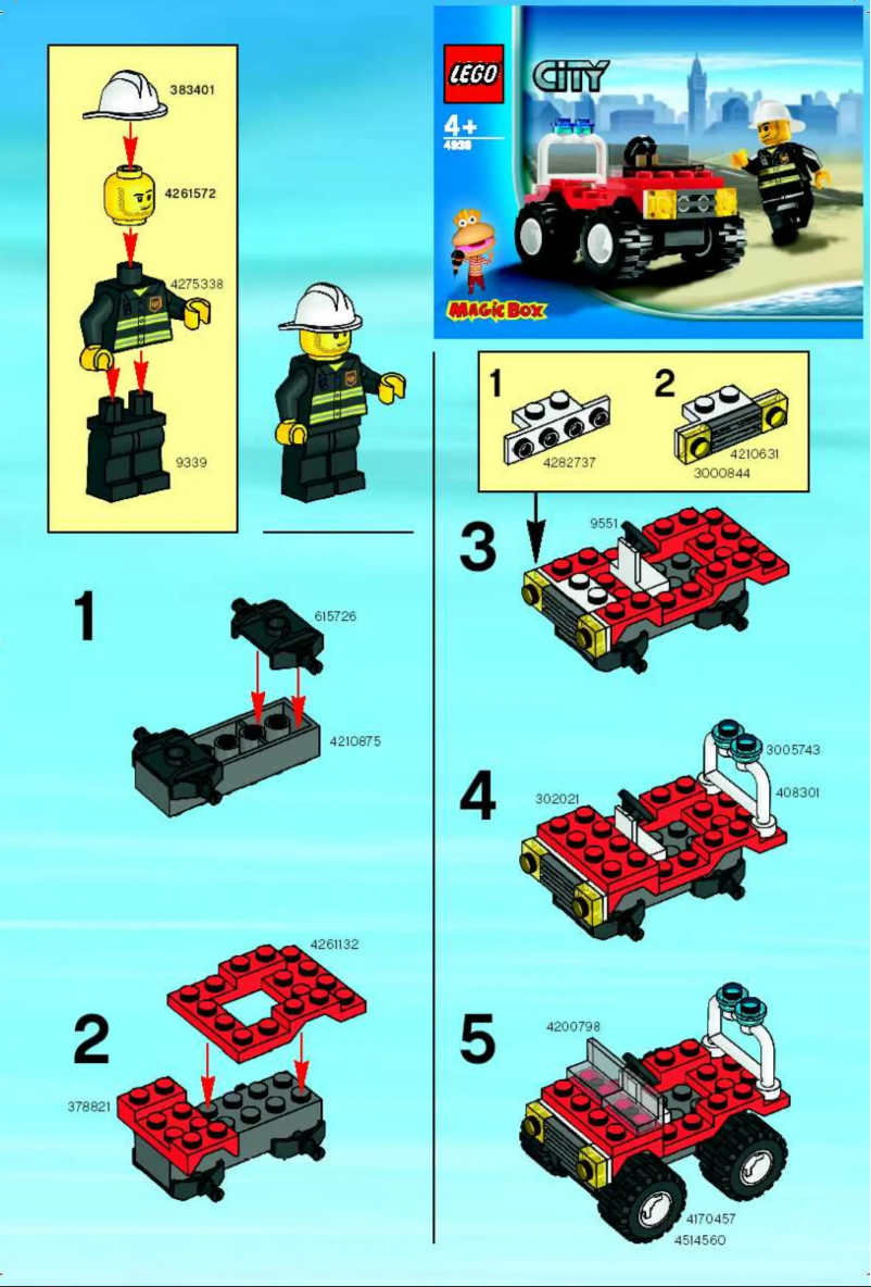 Página 1 del manual Manual de usuario Lego Fire 4x4