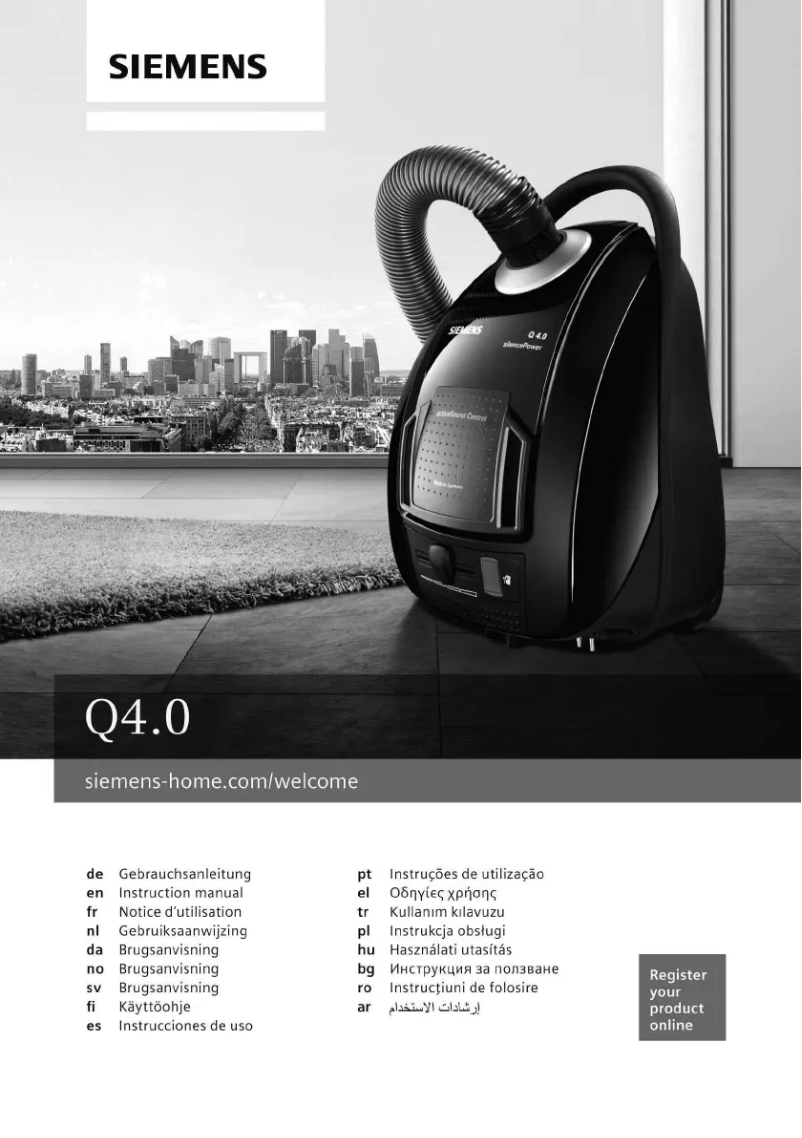 Page 1 de la notice Manuel utilisateur Siemens VSQ4G2132