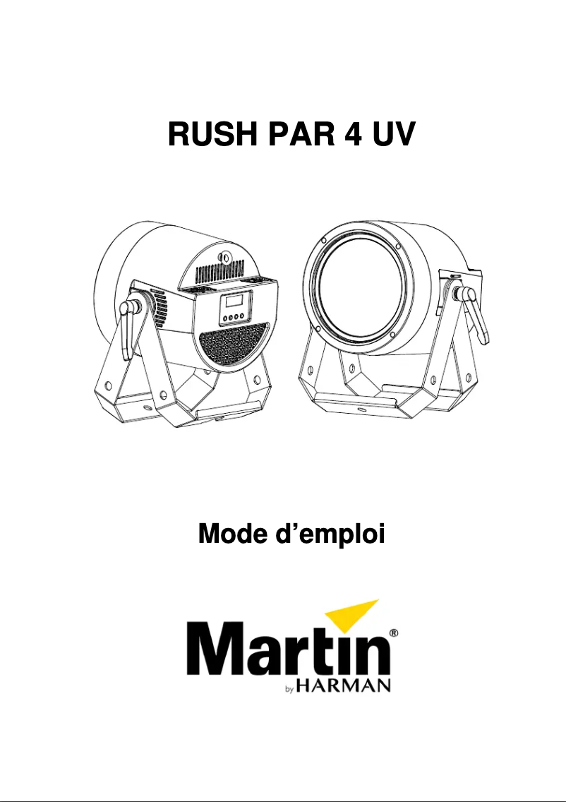 Página 1 del manual Manual de usuario Martin RUSH PAR 4 UV