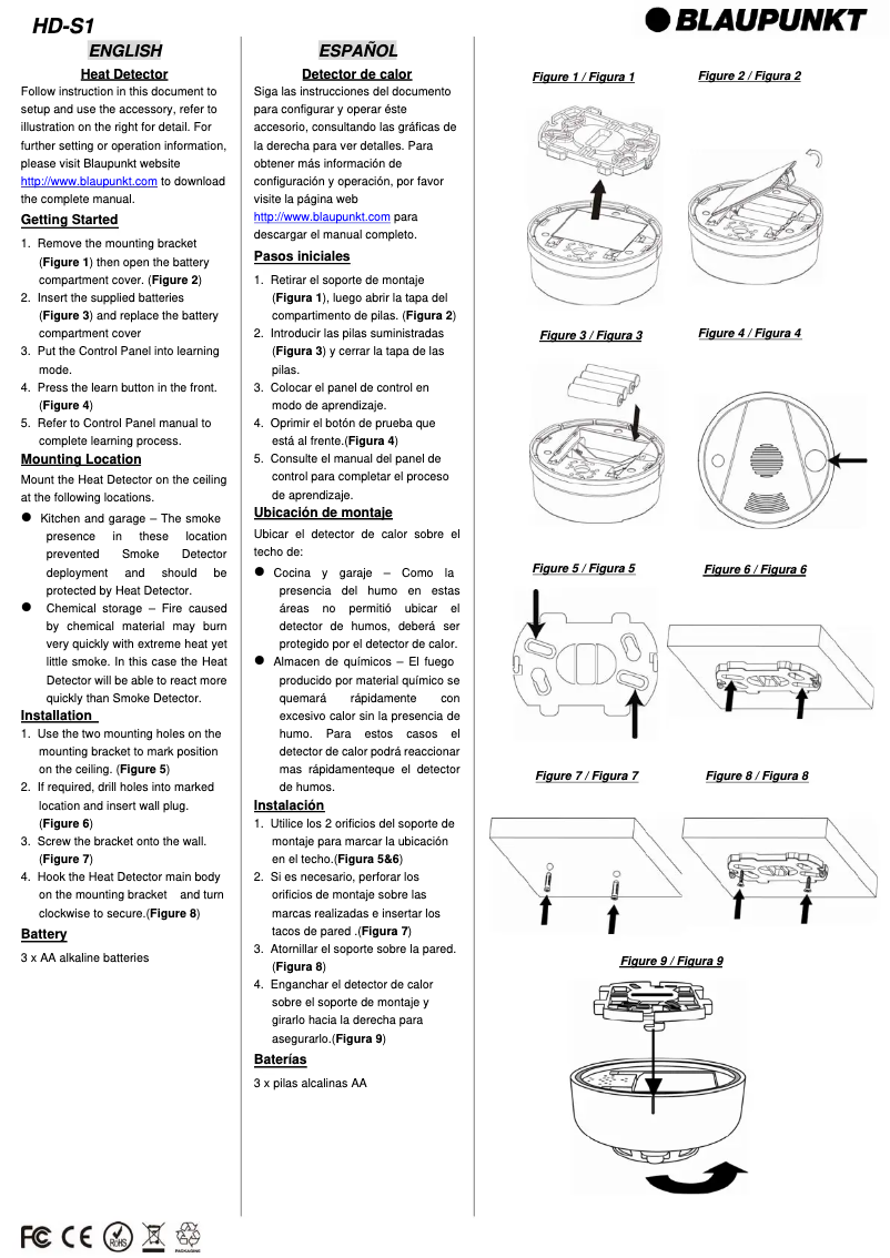 Página 1 del manual Manual de usuario Blaupunkt HD-S1