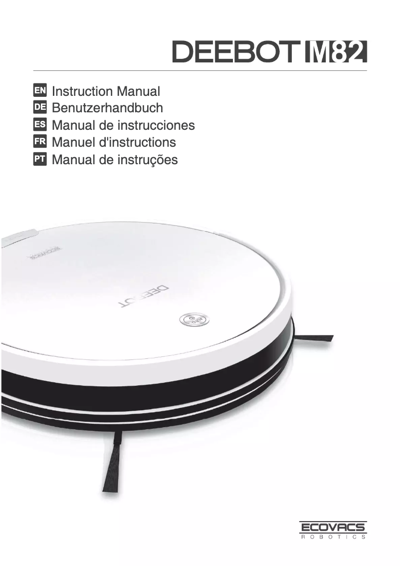 Page 1 de la notice Manuel utilisateur ECOVACS Deebot M82