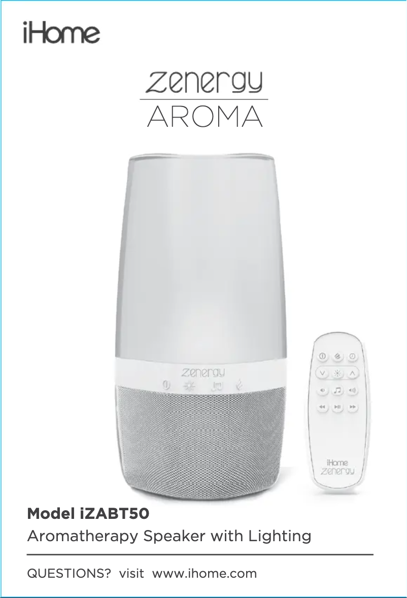 Page 1 of the manual User Manual iHome iZABT50