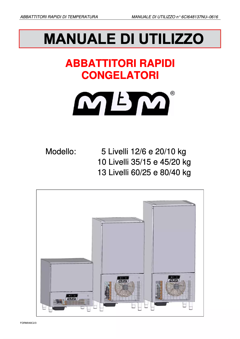 Page 1 de la notice Manuel utilisateur MBM A13A80