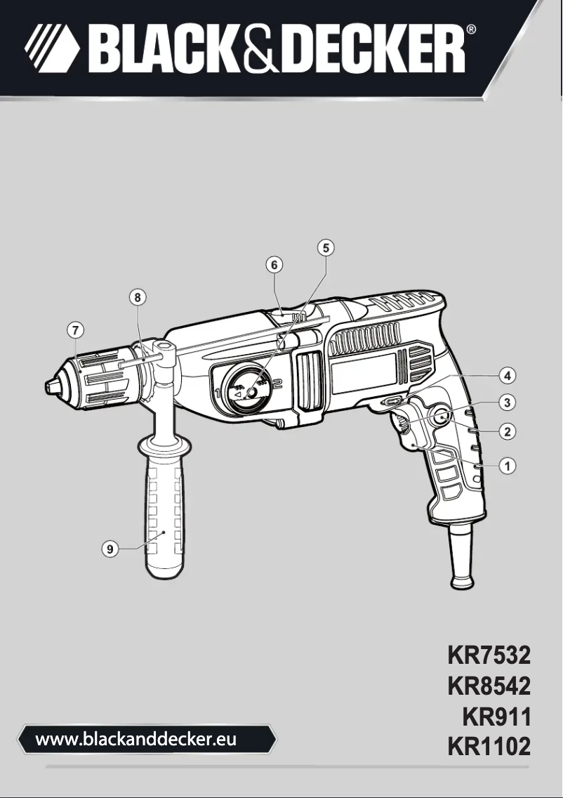 Página 1 del manual Manual de usuario Black & Decker KR1102