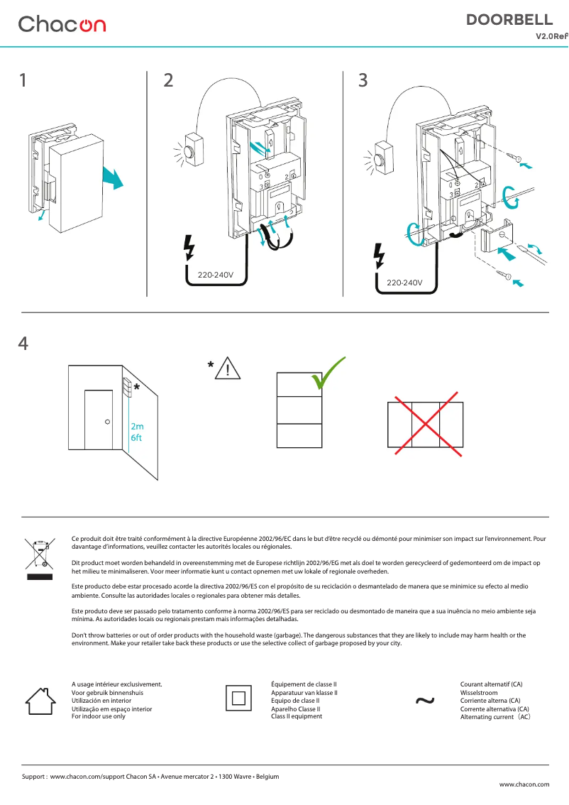 Página 1 del manual Manual de usuario Chacon 84199