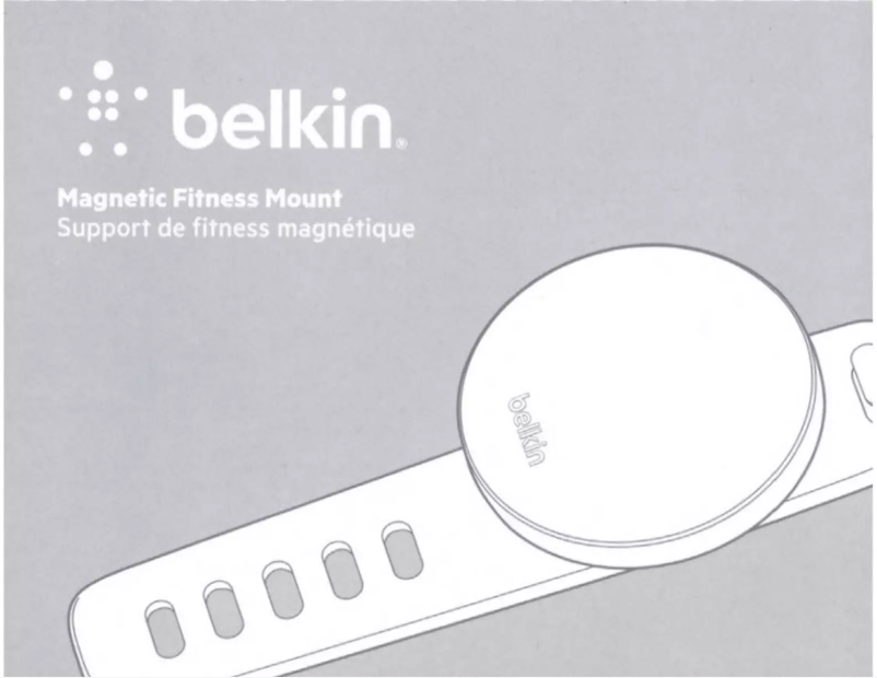Page 1 de la notice Manuel utilisateur Belkin Magnetic Fitness Mount