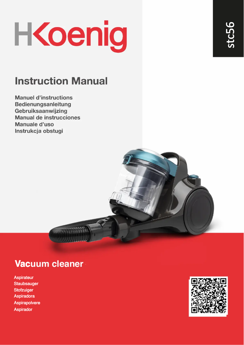 Page 1 de la notice Manuel utilisateur H.Koenig STC56