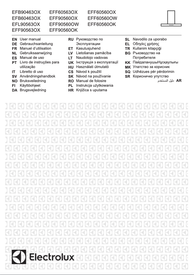 Página 1 del manual Manual de usuario Electrolux EFF60560OX