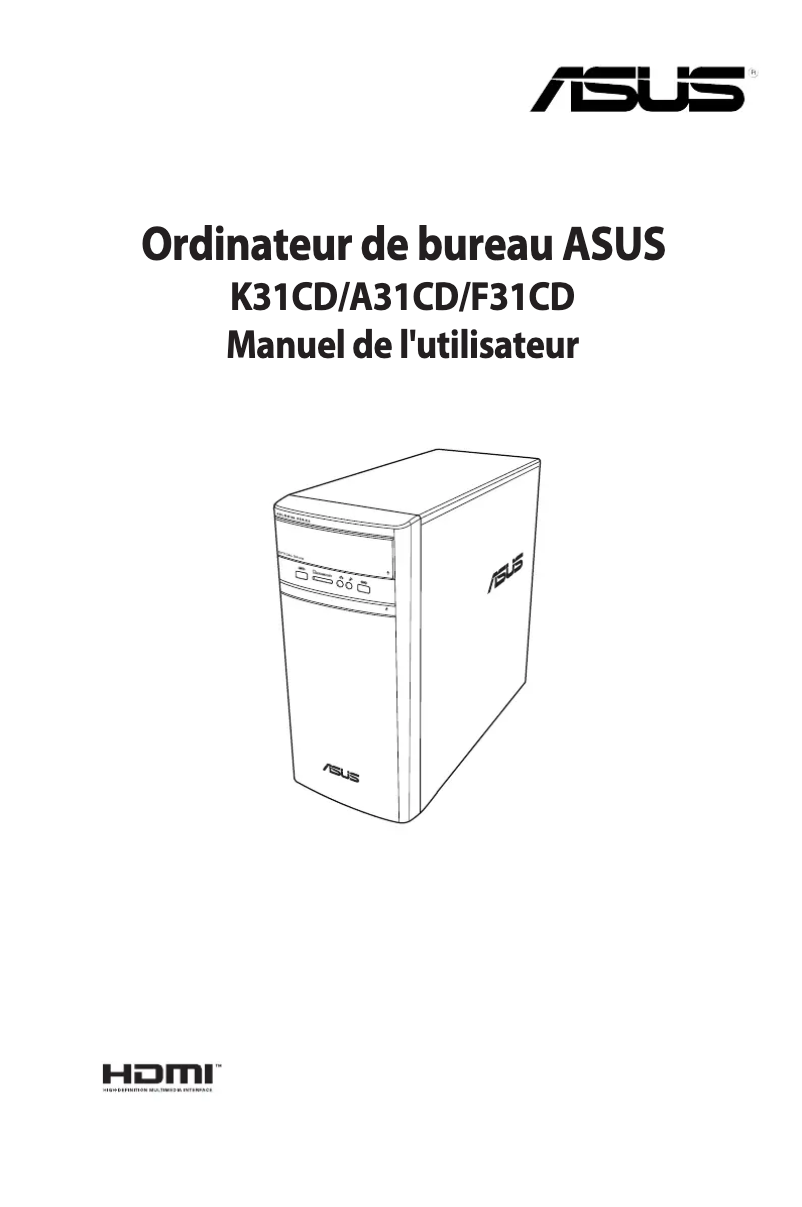 Página 1 del manual Manual de usuario Asus VivoPC K31CD