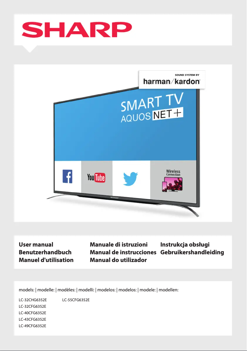 Página 1 del manual Manual de usuario Sharp LC-32CHG6352E