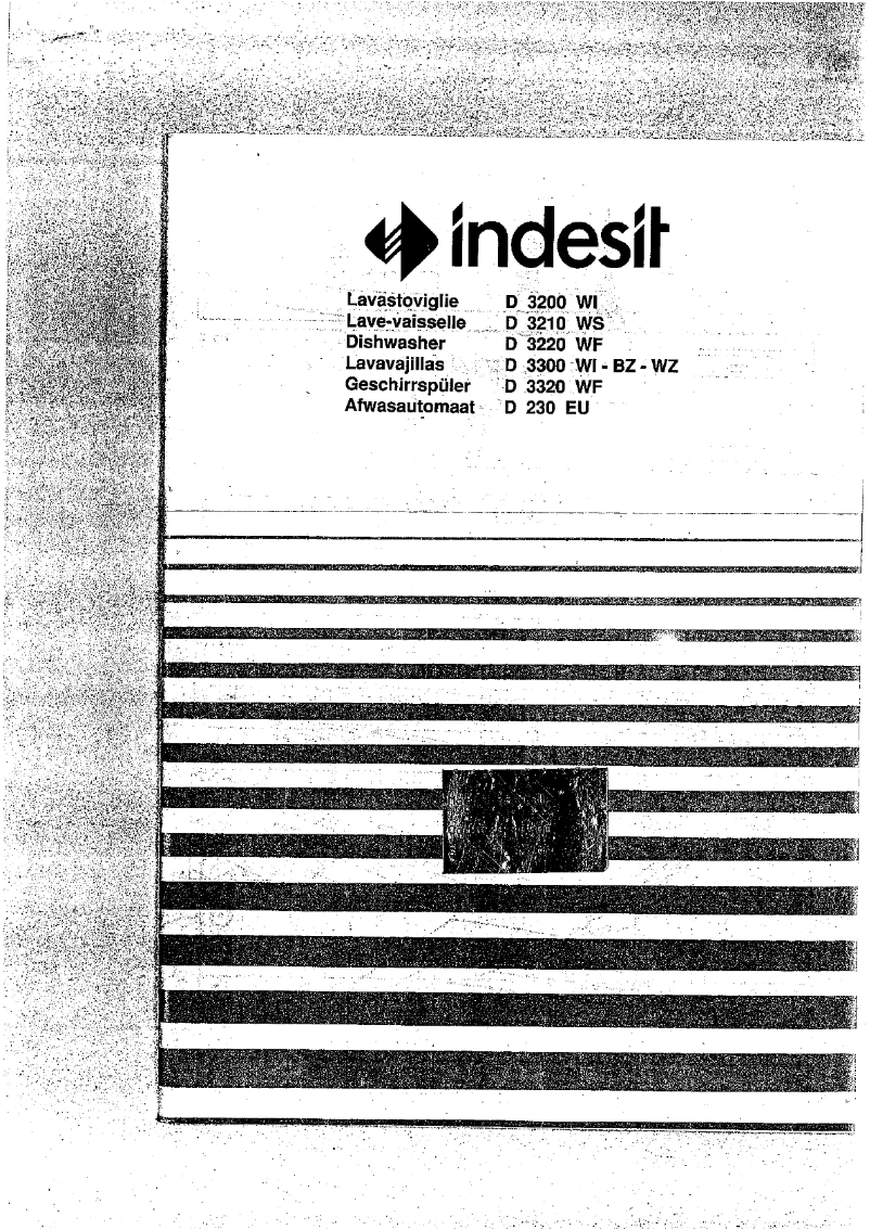Page n°1 - Manuel utilisateur Indesit D 3300