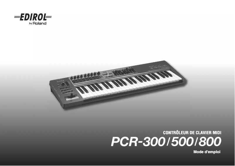Página 1 del manual Manual de usuario Roland PCR-800