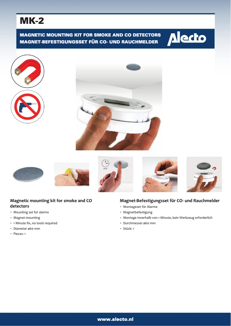 Página 1 del manual Manual de usuario Alecto MK-2