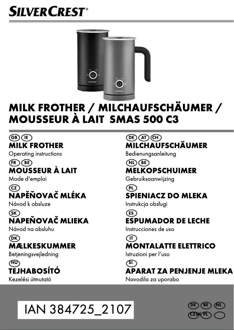 Página 1 del manual Manual de usuario SilverCrest SMAS 500 A1