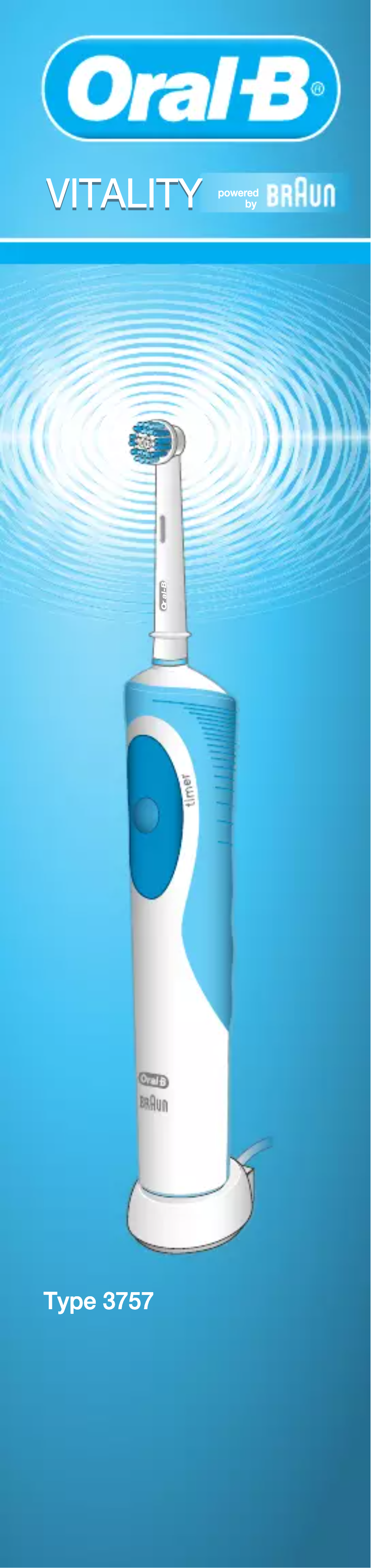 Page 1 de la notice Manuel utilisateur Oral-B Vitality Precision Clean