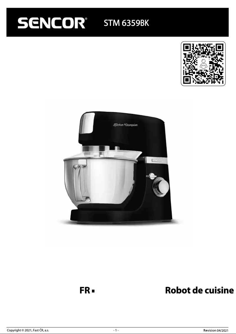 Página 1 del manual Manual de usuario Sencor STM 6359BK