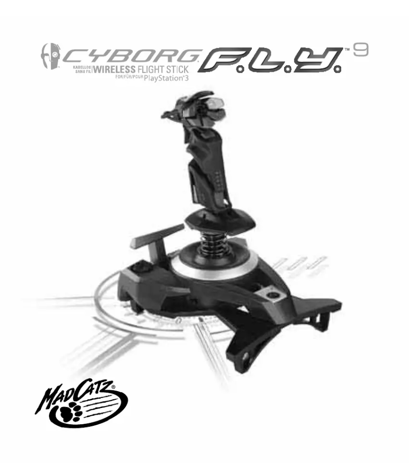 Page 1 de la notice Manuel utilisateur Cyborg F.L.Y. 9 Wireless Flight Stick PS3