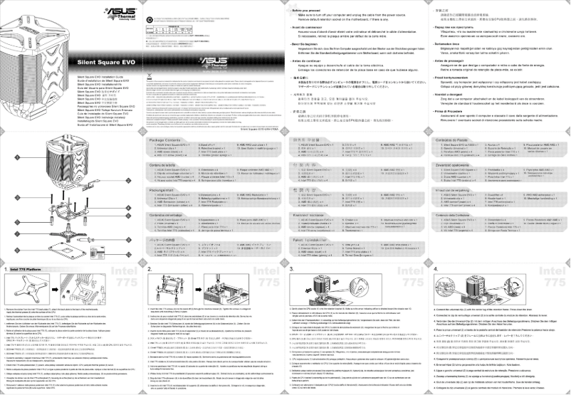 Page 1 de la notice Manuel utilisateur Asus Silent Square EVO