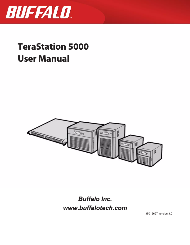 Página 1 del manual Manual de usuario Buffalo TeraStation TS5600D