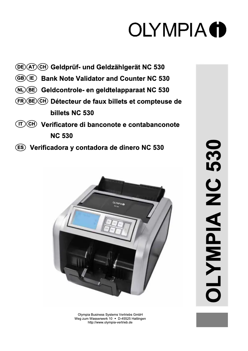 Page 1 de la notice Manuel utilisateur Olympia NC 530