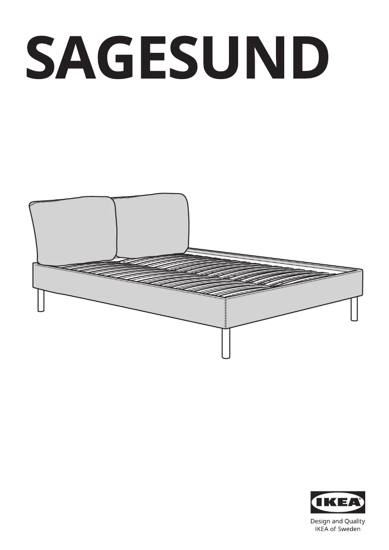 Page 1 de la notice Manuel utilisateur Ikea SAGESUND 304.903.80