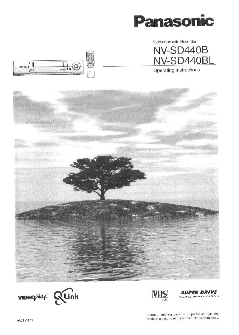 Página 1 del manual Manual de usuario Panasonic NV-SD440B