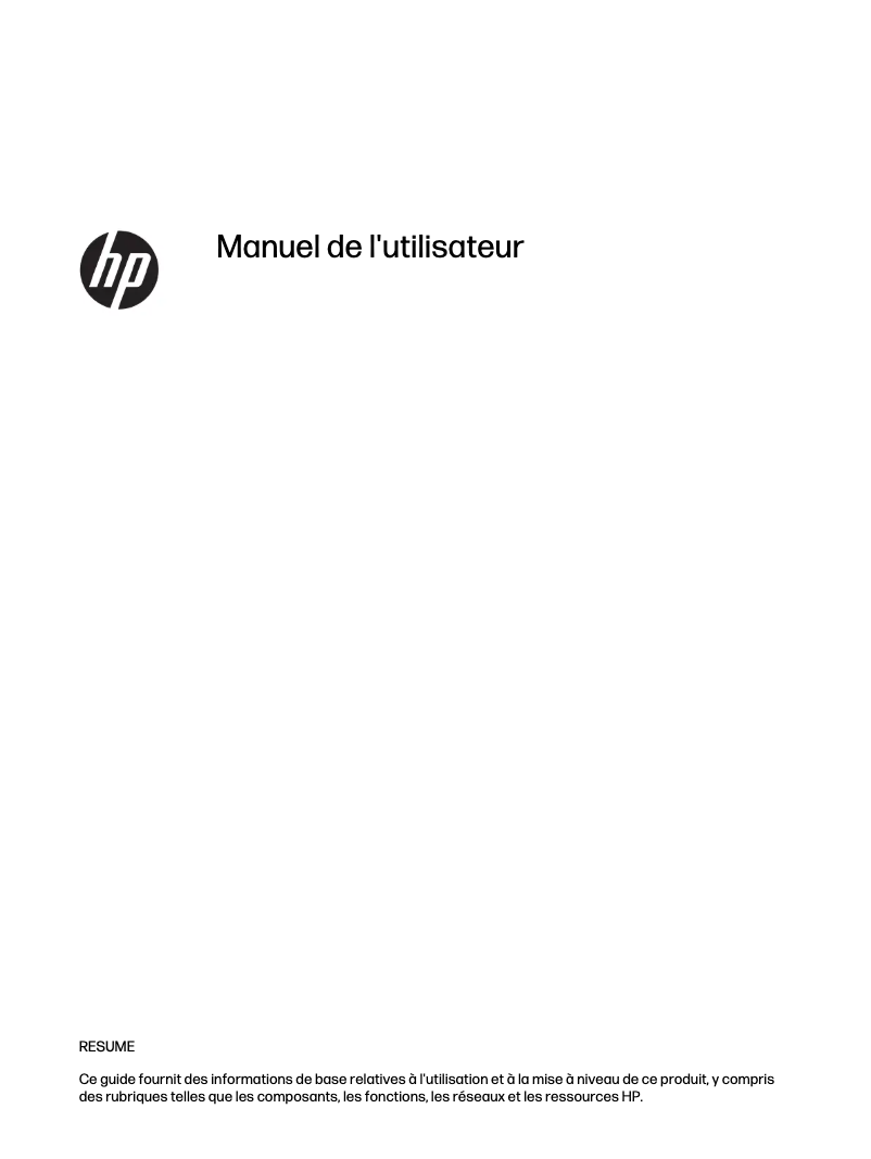 Página 1 del manual Manual de usuario HP ENVY 27-p100
